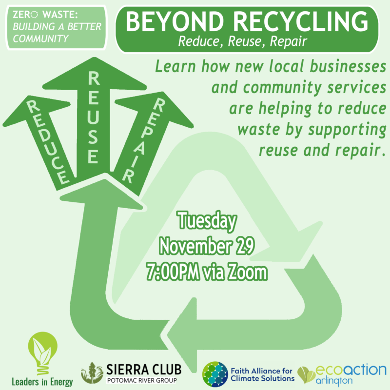 Beyond recycling event promo graphic