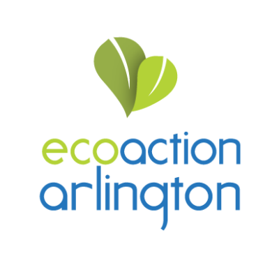 green leaf icon ecoaction arlington logo