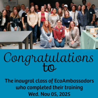 group shot of the inaugural EcoAmbassadors class