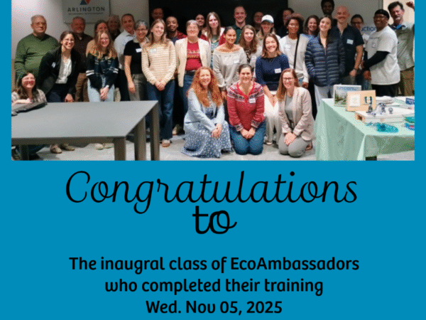 group shot of the inaugural EcoAmbassadors class