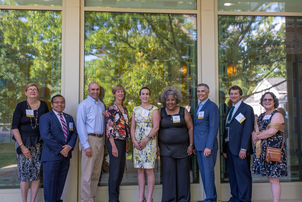 group photo of the 2022 EcoAction Arlington Board members at the 4th Annual EcoExtravaganza